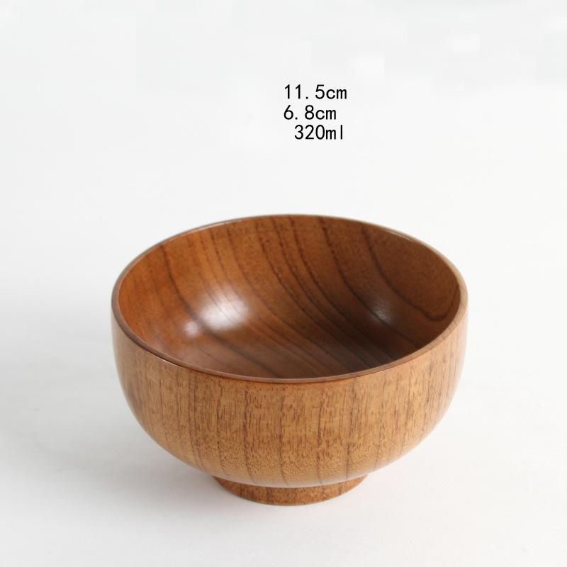 Japanese style natural jujube wooden bowl - Mubimart -  