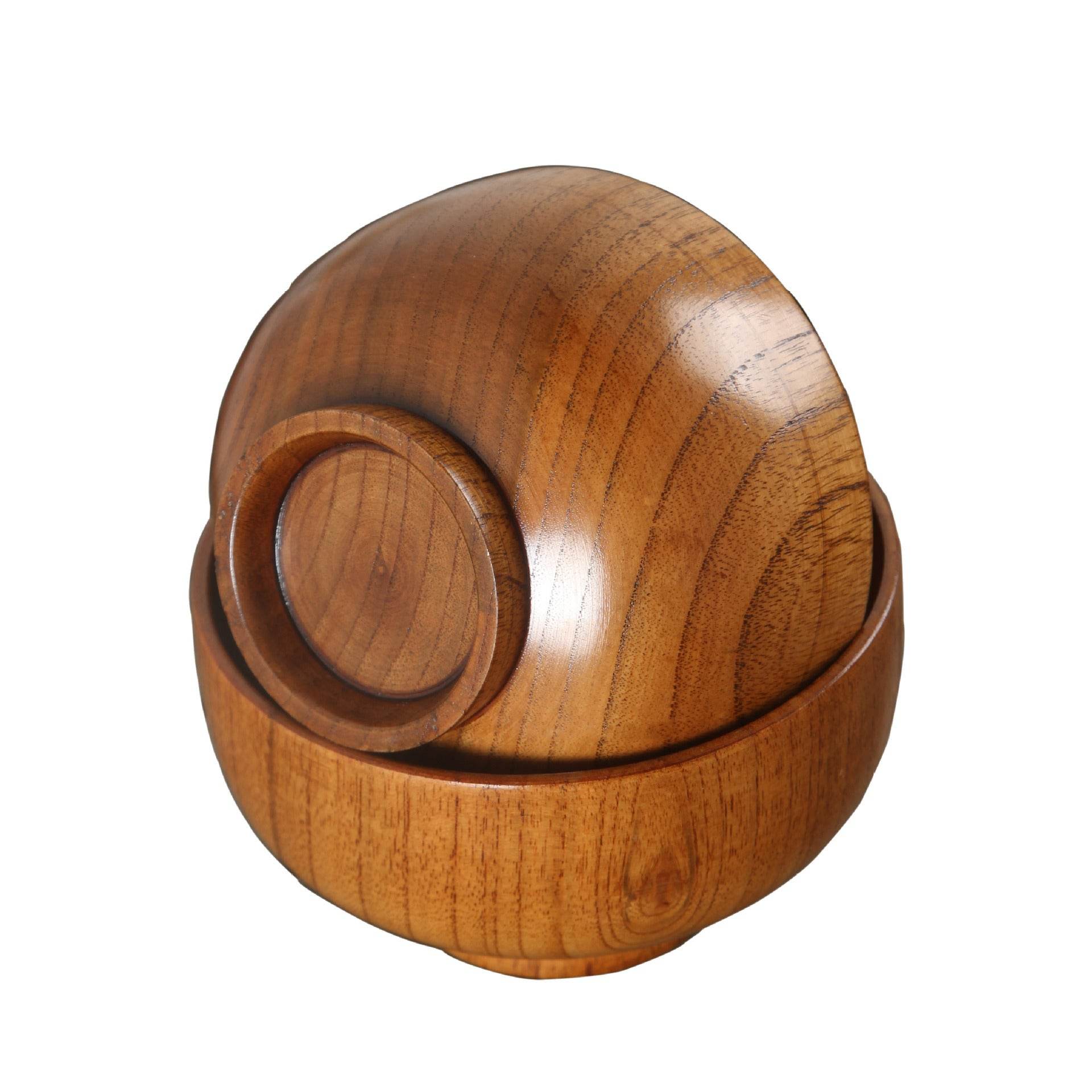 Japanese style natural jujube wooden bowl - Mubimart
