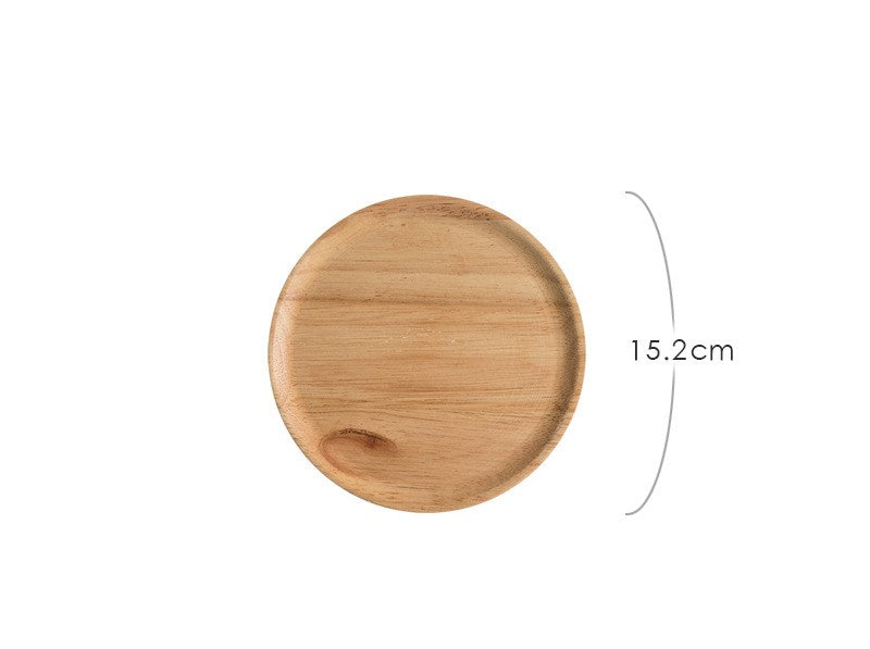 Japanese style wooden tray household tray - Mubimart -  