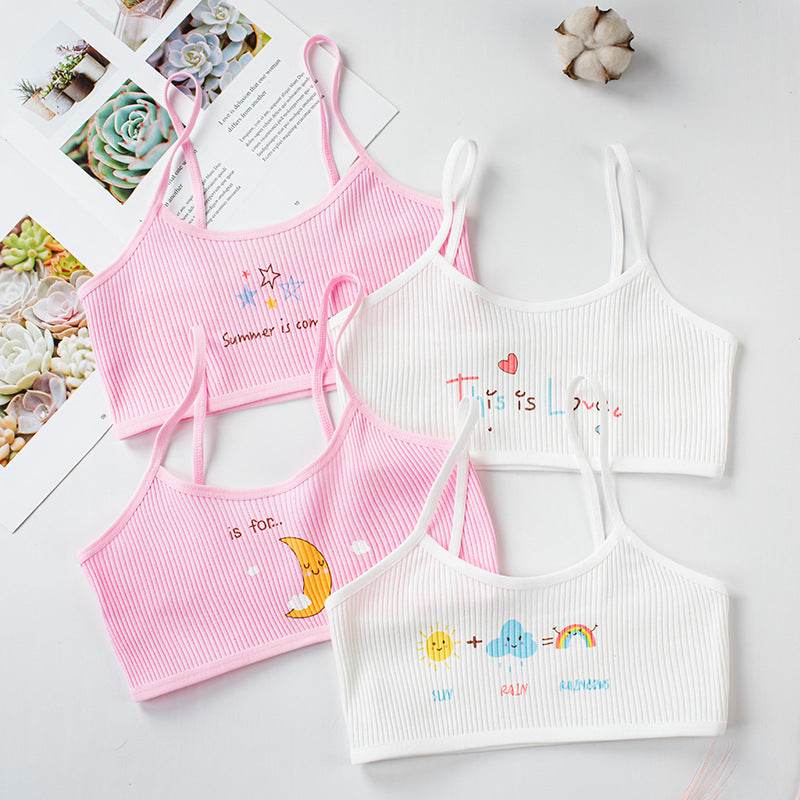 Junior High School Girl's Bra Tube Top - Mubimart