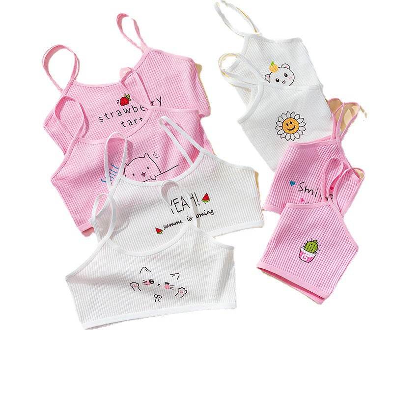 Junior High School Girl's Bra Tube Top - Mubimart