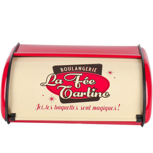 KL Tin Retro Red Bread Household Storage Box Biscuits - Mubimart