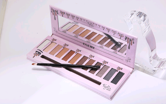 Kelly 12 color eyeshadow Kelly eyeshadow Kelly matte eyeshadow - Mubimart
