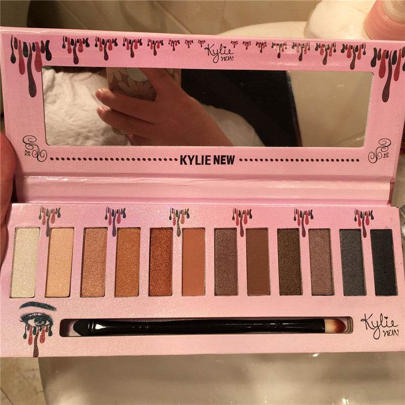 Kelly 12 color eyeshadow Kelly eyeshadow Kelly matte eyeshadow - Mubimart