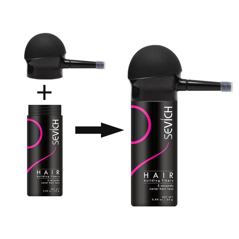Keratin Hair Fiber Spray Applicator Hair Building Fiber Applicator Spray Nozzle Hair Sprays For Hair Loss Extensions - Mubimart
