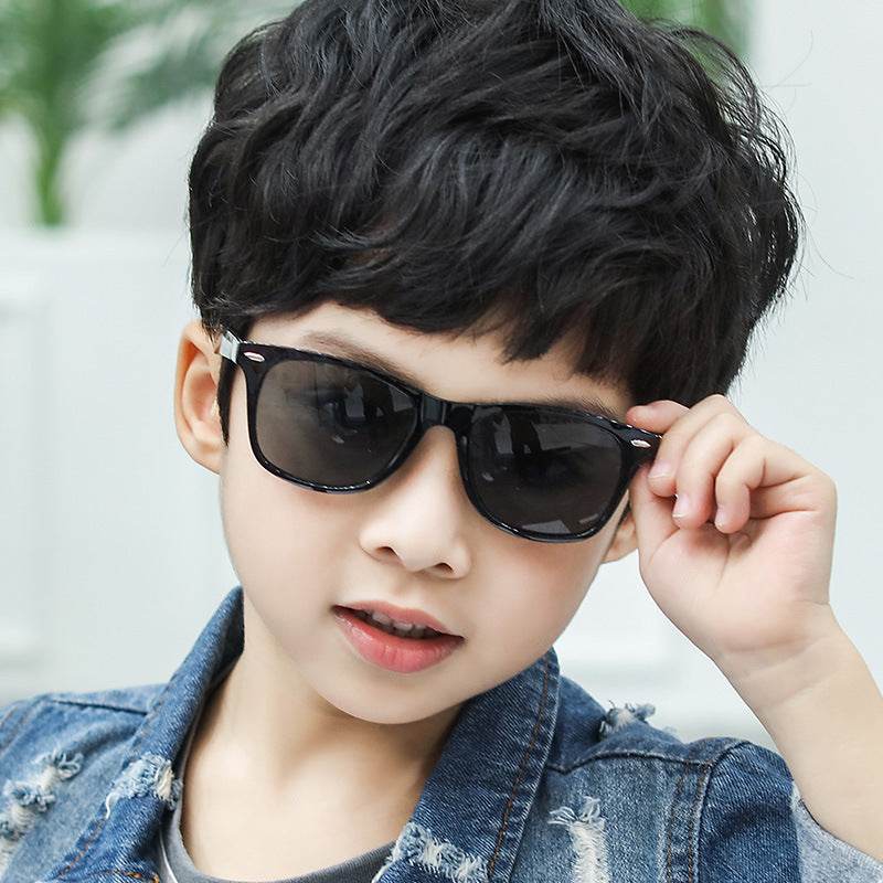 Kid Cute Glasses Retro Baby Sun - Mubimart