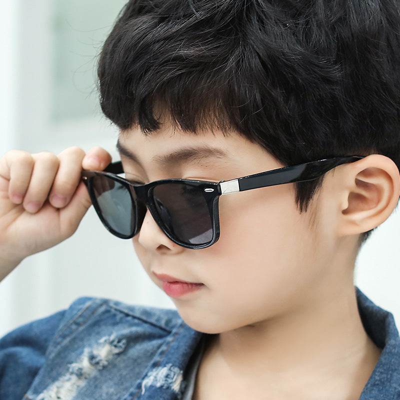 Kid Cute Glasses Retro Baby Sun - Mubimart