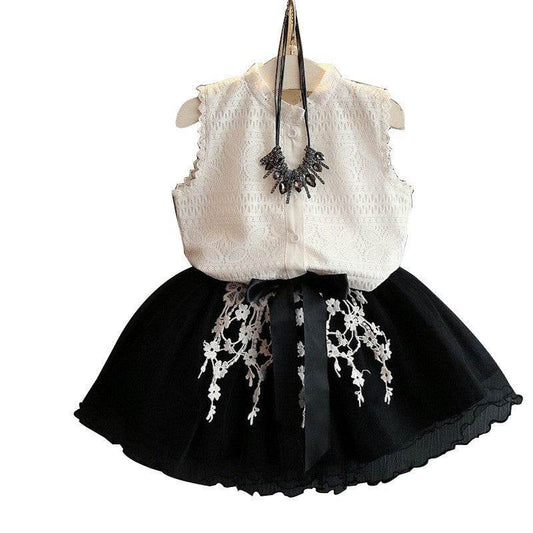 Kids Baby Girls Clothing Sets Summer T-Shirts skirt Clothes - Mubimart