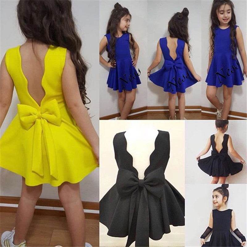 Kids Clothes Dress Baby Sleeveless Girl Clothing Years - Mubimart