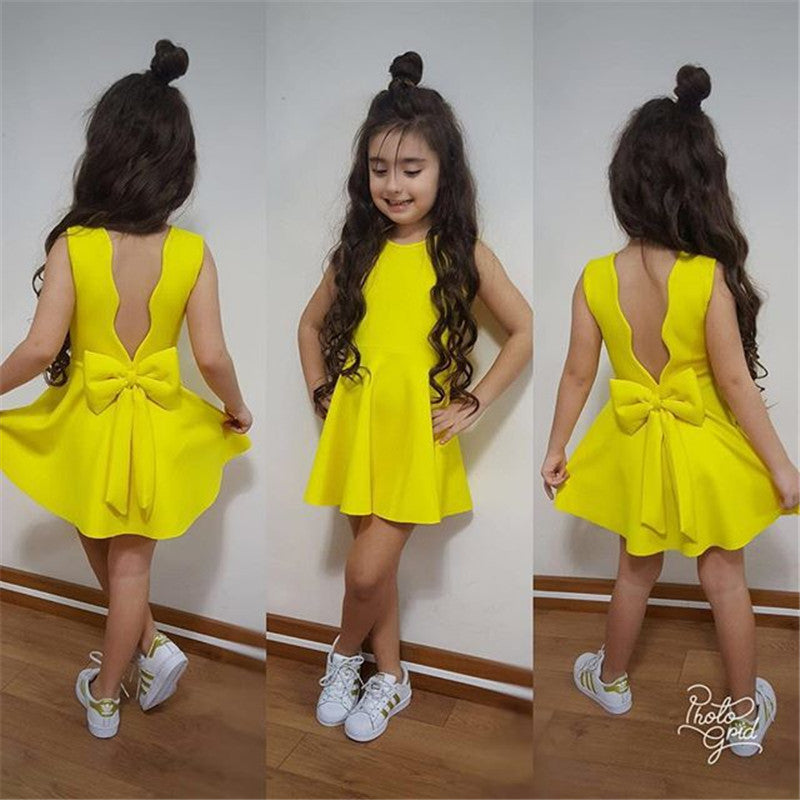 Kids Clothes Dress Baby Sleeveless Girl Clothing Years - Mubimart -  