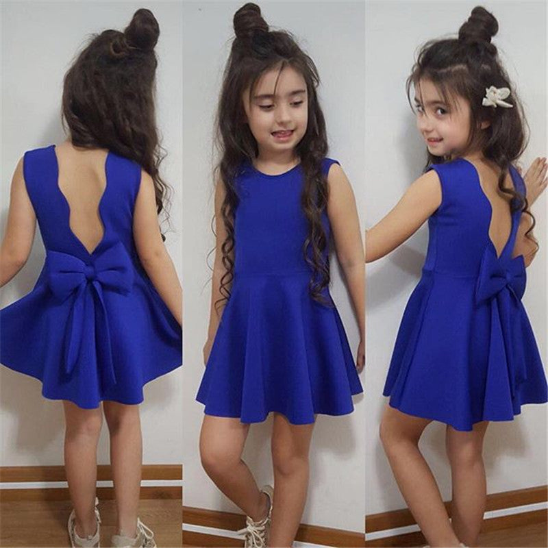 Kids Clothes Dress Baby Sleeveless Girl Clothing Years - Mubimart -  