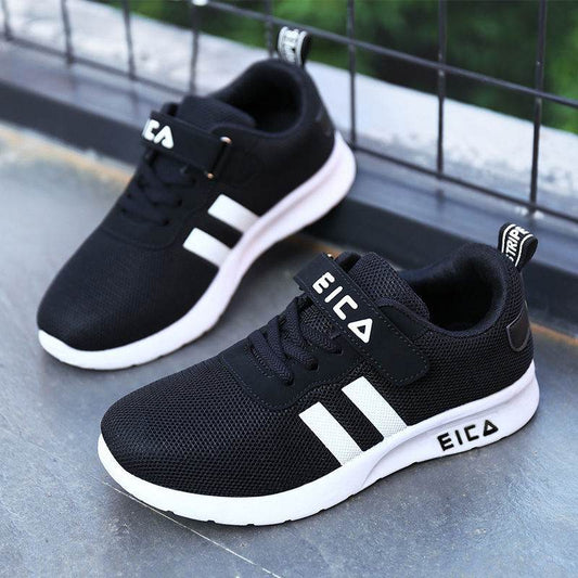 Kids Fashion Sneakers for Boys Girls Mesh Tennis Shoes Breathable Sports Running Shoes Lightweight Children Casual Walking Shoes - Mubimart