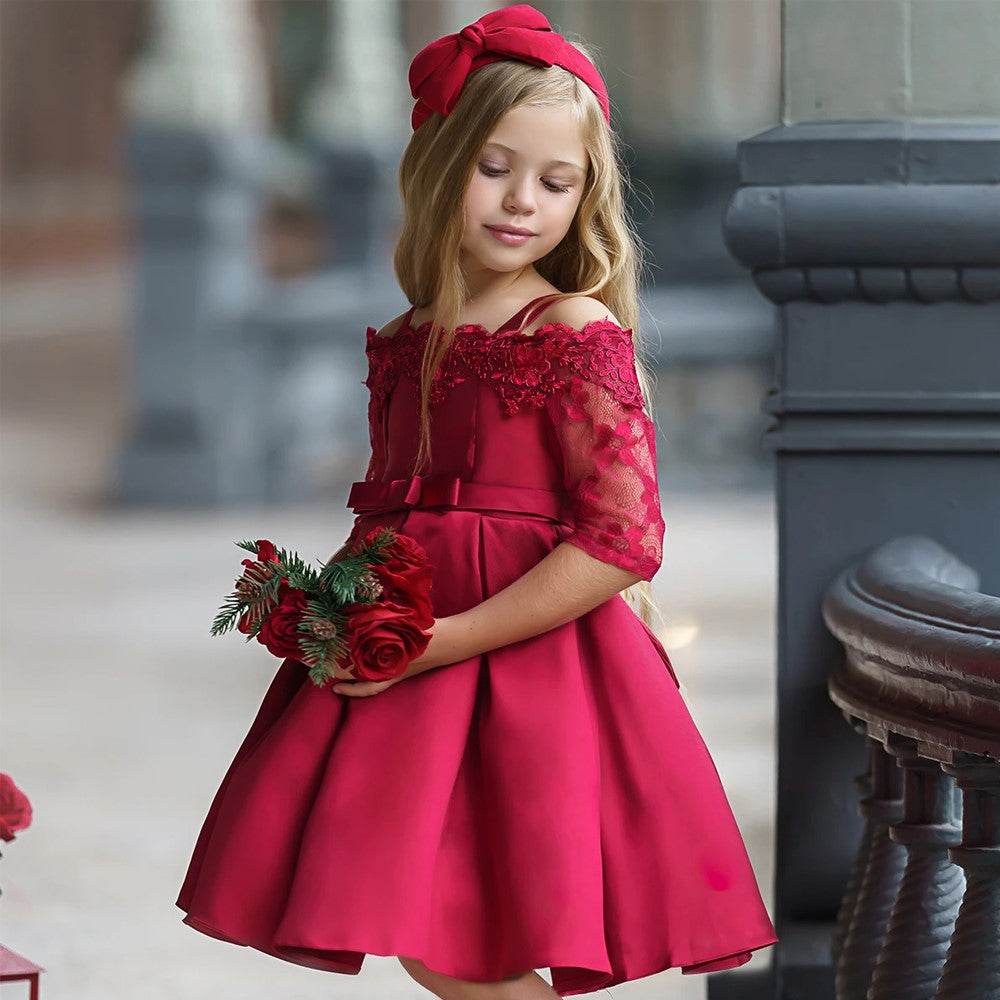 Kids Girls Dress Toddler Tops Skirts Kid Clothes Children - Mubimart