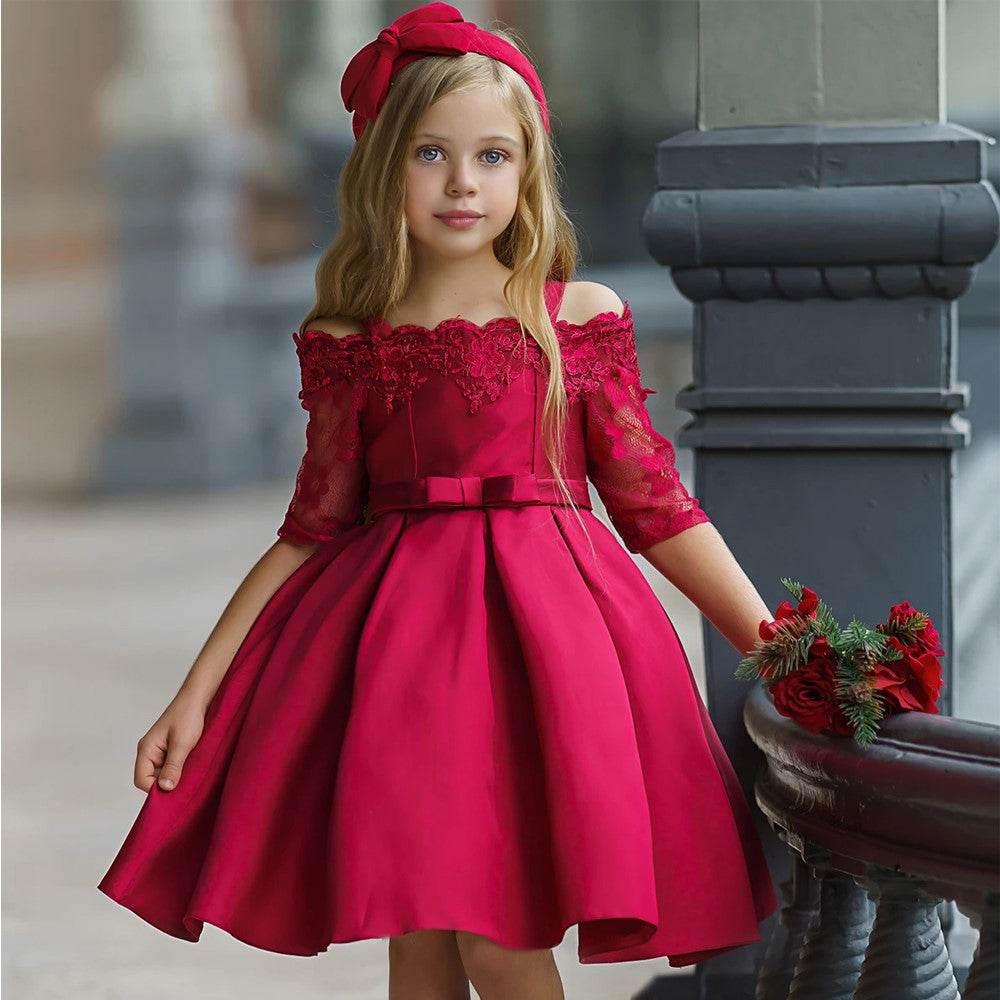 Kids Girls Dress Toddler Tops Skirts Kid Clothes Children - Mubimart