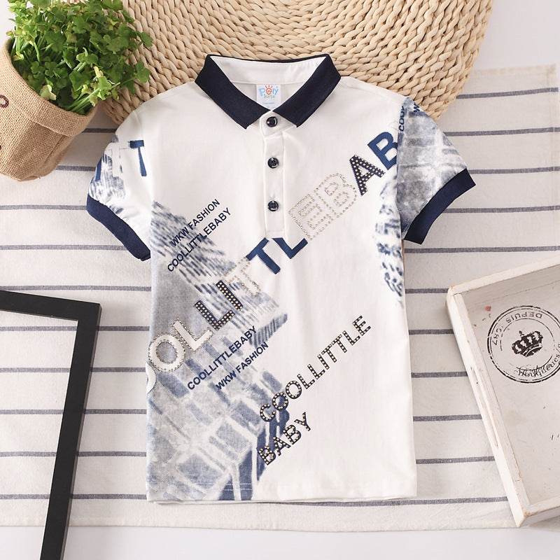 Kids Shirt Boys Tops Children Clothes Wear - Mubimart