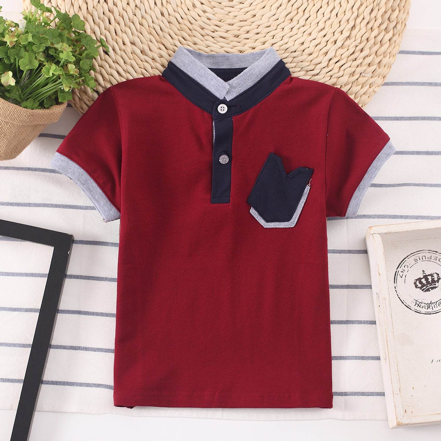 Kids Shirt Children Clothes Baby Wear Boys Tops - Mubimart