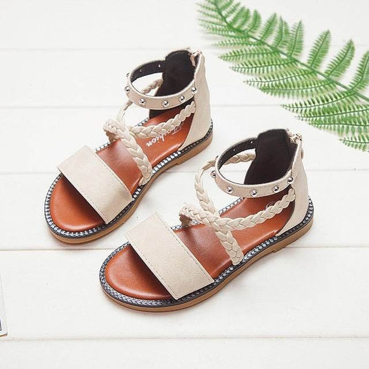 Kids Shoes Leather Sandals for Baby Girls Toddlers girl - Mubimart