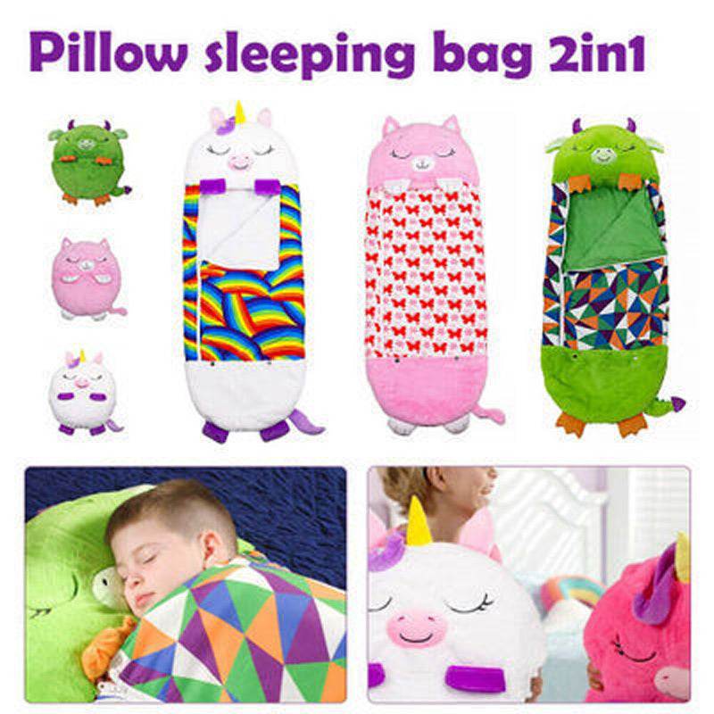 Kids Sleeping Bag, Soft Sleepy Sack For Kids & Toddlers Easy Roll Up Design For School, Daycare Children Sleeping Bags Play Pillow Sleep Sack - Mubimart