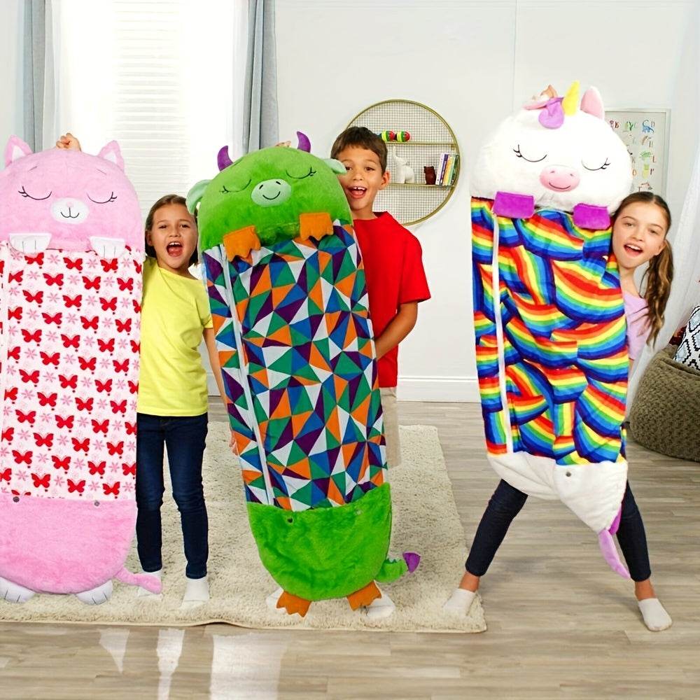 Kids Sleeping Bag, Soft Sleepy Sack For Kids & Toddlers Easy Roll Up Design For School, Daycare Children Sleeping Bags Play Pillow Sleep Sack - Mubimart