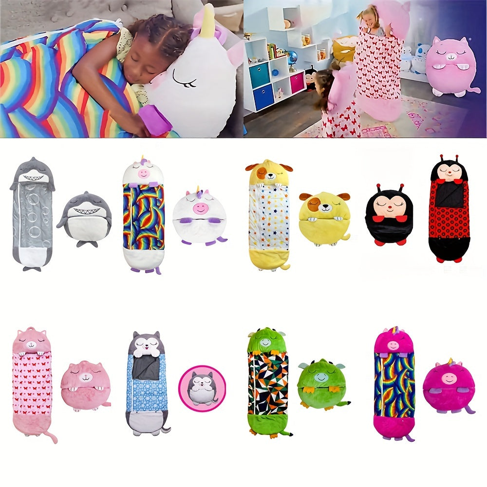 Kids Sleeping Bag, Soft Sleepy Sack For Kids & Toddlers  Easy Roll Up Design For School, Daycare  Children Sleeping Bags Play Pillow Sleep Sack - Mubimart -  