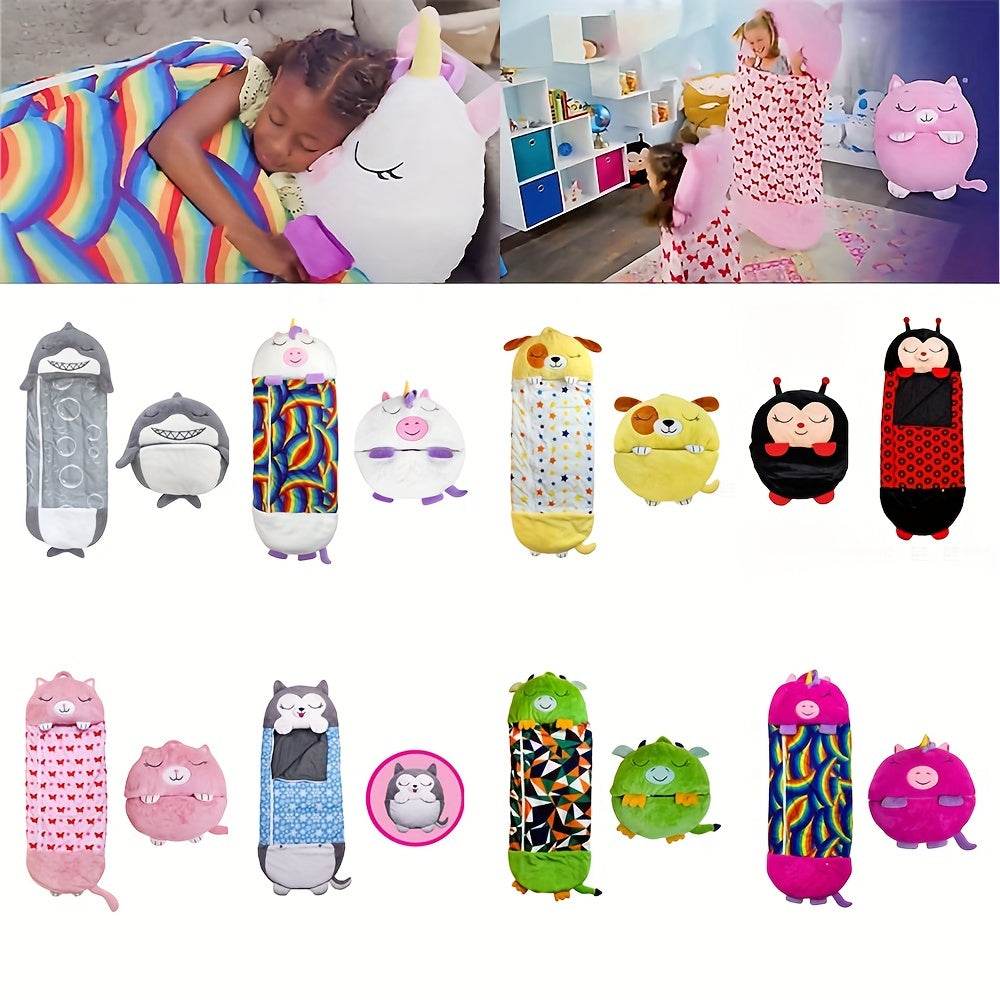 Kids Sleeping Bag, Soft Sleepy Sack For Kids & Toddlers Easy Roll Up Design For School, Daycare Children Sleeping Bags Play Pillow Sleep Sack - Mubimart