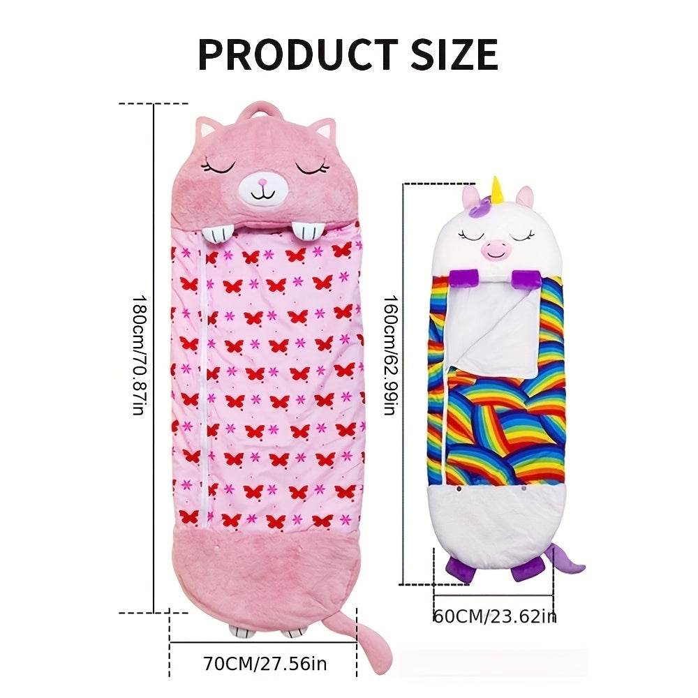 Kids Sleeping Bag, Soft Sleepy Sack For Kids & Toddlers Easy Roll Up Design For School, Daycare Children Sleeping Bags Play Pillow Sleep Sack - Mubimart