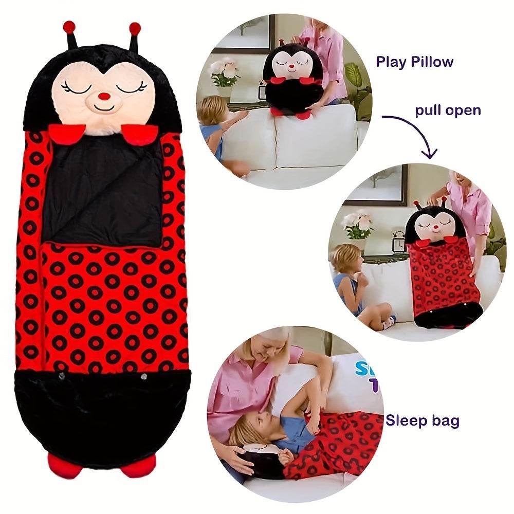 Kids Sleeping Bag, Soft Sleepy Sack For Kids & Toddlers Easy Roll Up Design For School, Daycare Children Sleeping Bags Play Pillow Sleep Sack - Mubimart