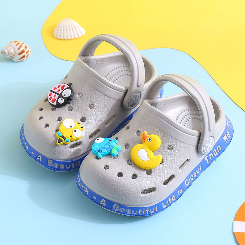 Kids Slippers for Boys Girls Cartoon Shoes Summer Toddler - Mubimart -  