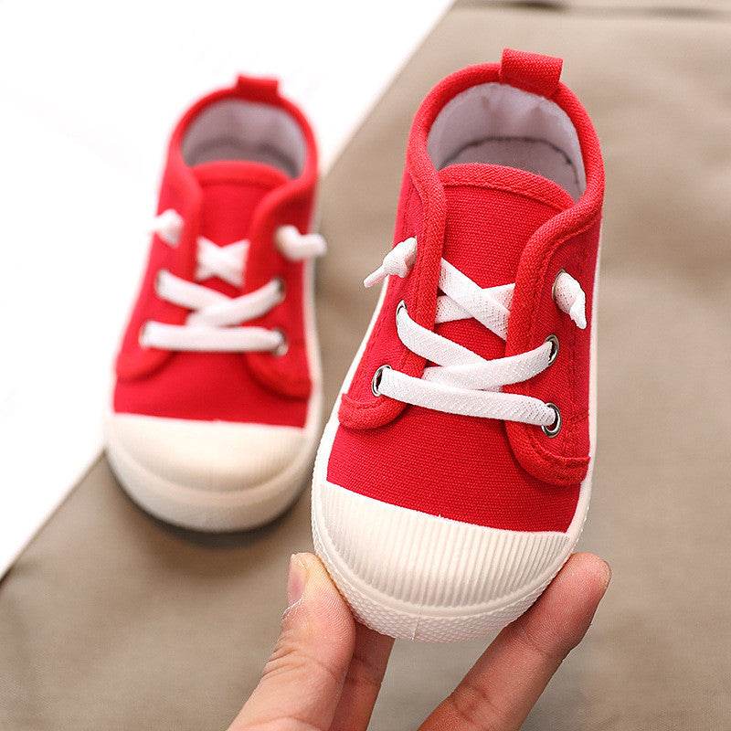 Kindergarten Indoor Shoes Baby Cloth Shoes Children Canvas Shoes - Mubimart