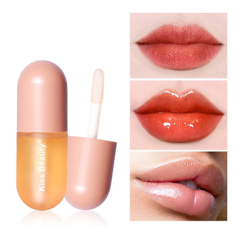 Kiss Beauty Capsule Lip Enlargement And Big Mouth Lip Gloss And Lip Gloss Moisturizing And Increasing Lip Enlargement Liquid - Mubimart