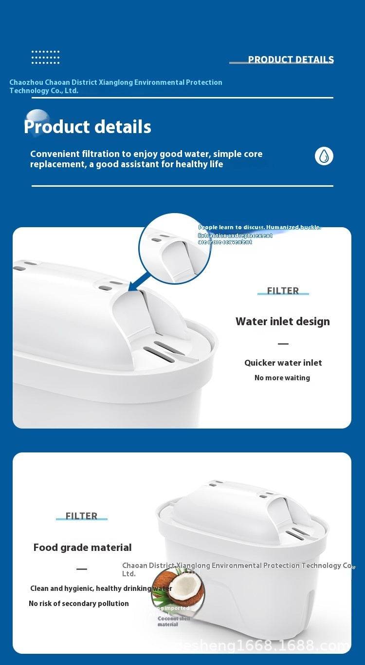 Kitchen Activated Carbon Filter Element Household Water Purifier Filter Water Filter Pitcher Filter Element - Mubimart