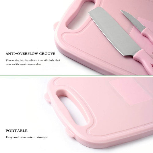 Kitchen Chopping Board 9 In 1 Foldable Drainage Basket Multi - Mubimart