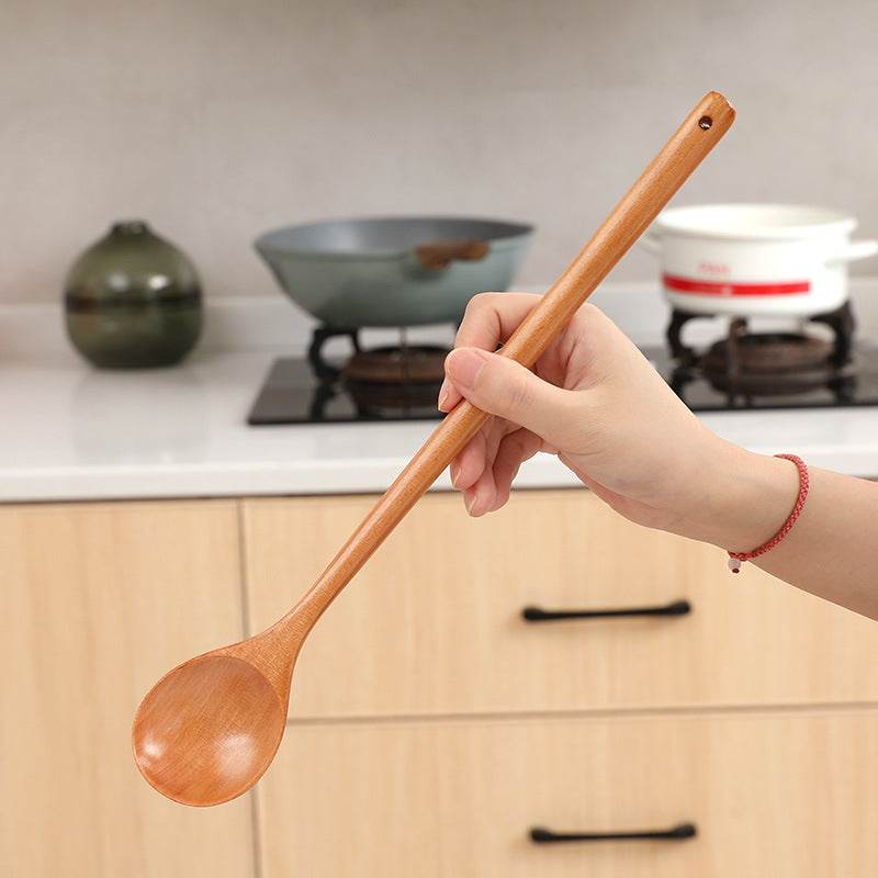 Kitchen Cooking Utensils Extended Handle Spoon - Mubimart