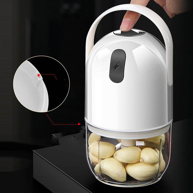 Kitchen Electric Garlic Masher Large-capacity Household Garlic Press - Mubimart