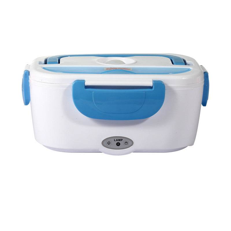 Kitchen Electric Heated Lunch Box Stainless Steel School Car Picnic Food Heating Heater Food Warmer Container - Mubimart
