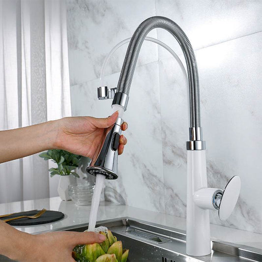 Kitchen Faucet Sink Hot And Cold Copper Faucet Sink Sink Sink Water Household Faucet - Mubimart