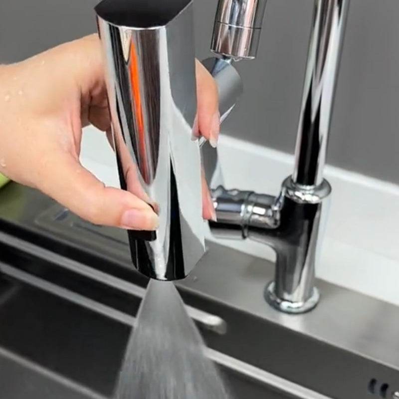 Kitchen Faucet Waterfall Outlet Splash Proof Universal Rotating Bubbler Multifunctional Water Nozzle Extension Kitchen Gadgets - Mubimart