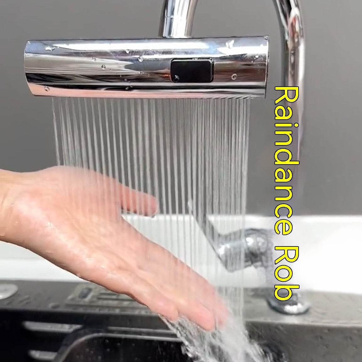 Kitchen Faucet Waterfall Outlet Splash Proof Universal Rotating Bubbler Multifunctional Water Nozzle Extension Kitchen Gadgets - Mubimart