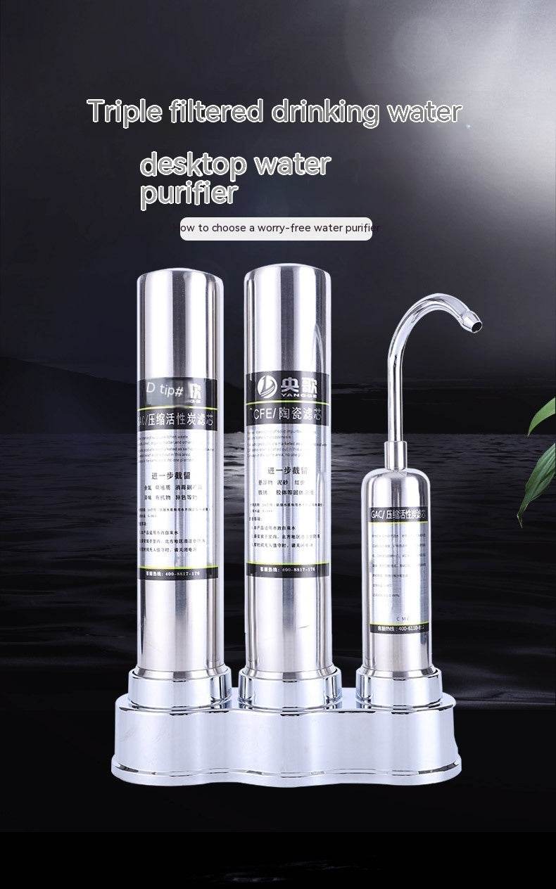Kitchen Filter Front Faucet Desktop Water Purifier - Mubimart