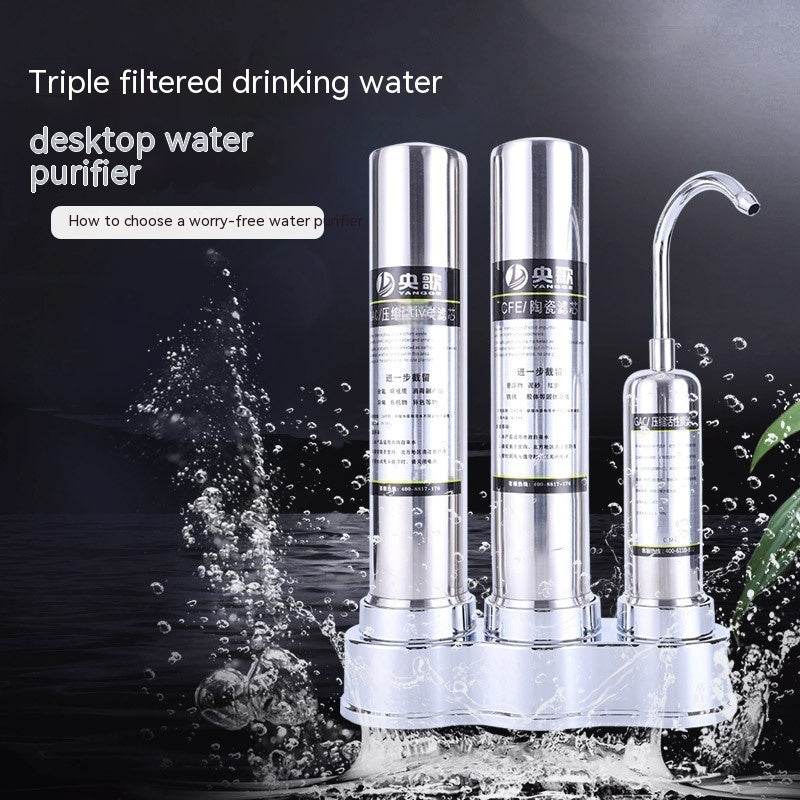Kitchen Filter Front Faucet Desktop Water Purifier - Mubimart