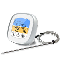 Kitchen Food Digital Display Touch Thermometer Outdoor Barbecue Thermometer - Mubimart -  