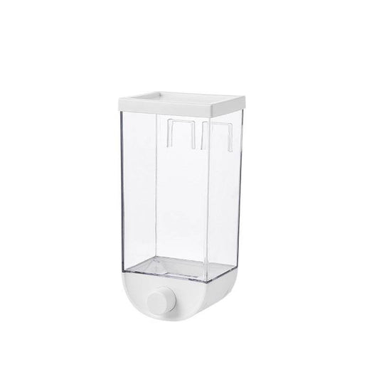 Kitchen Food Storage Easy Press Container Cereal Dispenser Wall Mounted Food Storage Box - Mubimart