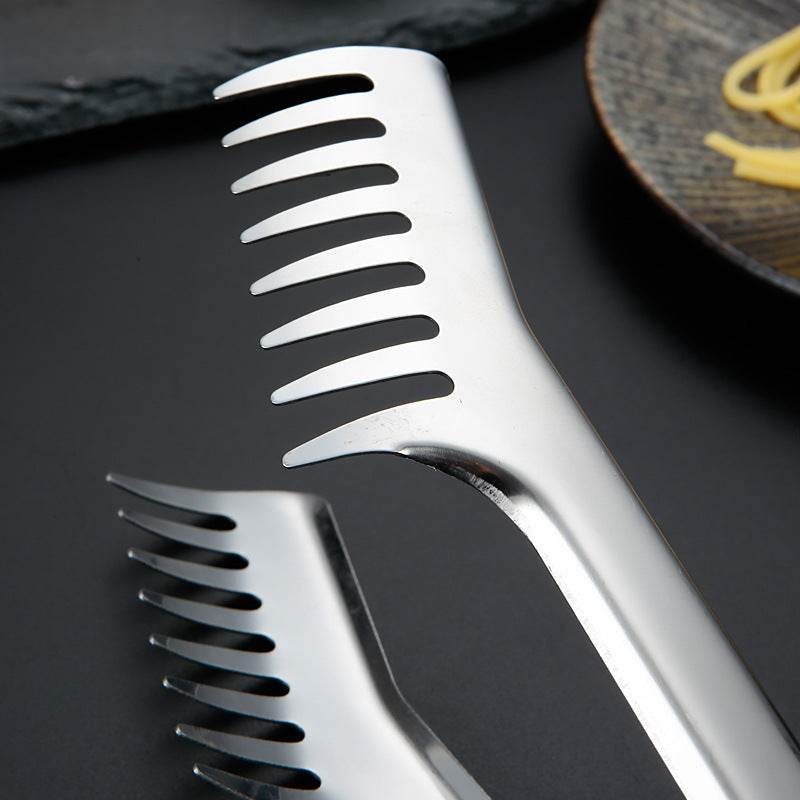 Kitchen Food Tongs Stainless Steel - Mubimart