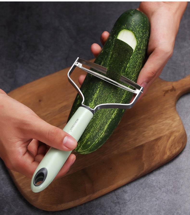 Kitchen Melon And Fruit Peeling Peeler Peeler Multifunctional Stainless Steel Peeler Household - Mubimart