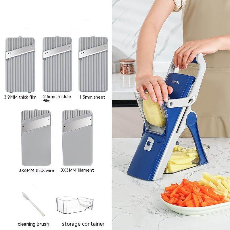 Kitchen Multi-function Vegetable Chopper Purple Household - Mubimart