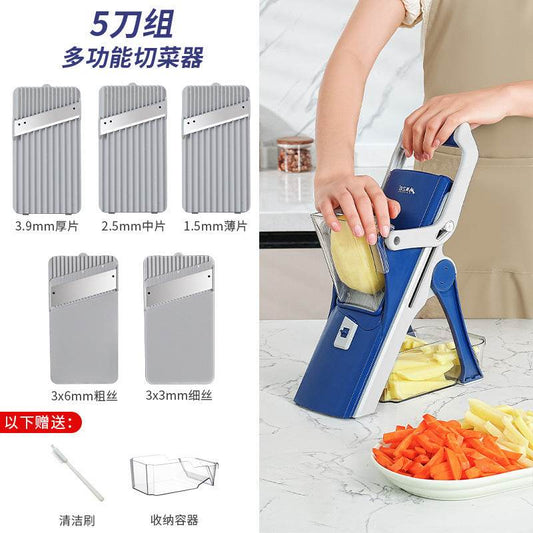 Kitchen Multi-function Vegetable Chopper Purple Household - Mubimart