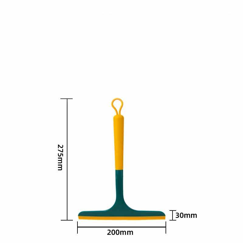 Kitchen Pot Brush Dish Brush Long Handle Soft Bristle Cup Brush Board Brush Shoe Brush Window Scraper Sweeper TPR Set - Mubimart
