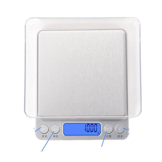 Kitchen Scale Cross-border Baking Electronic Scale High Precision 0.01g Scale Household Stainless Steel Food Scale Coffee Scale Manufacturer - Mubimart