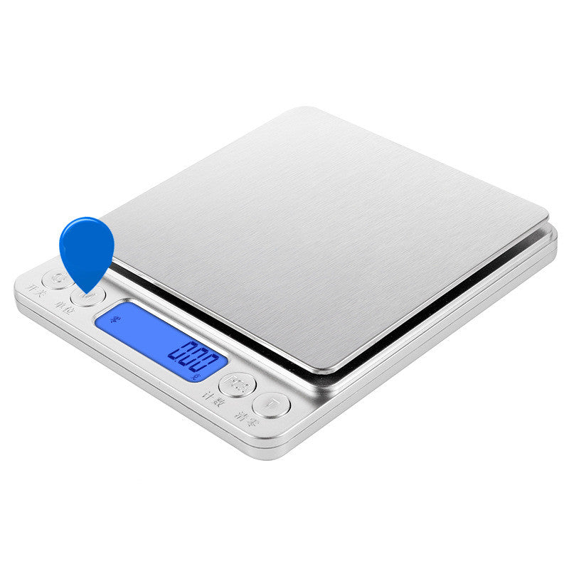 Kitchen Scale Cross-border Baking Electronic Scale High Precision 0.01g Scale Household Stainless Steel Food Scale Coffee Scale Manufacturer - Mubimart -  