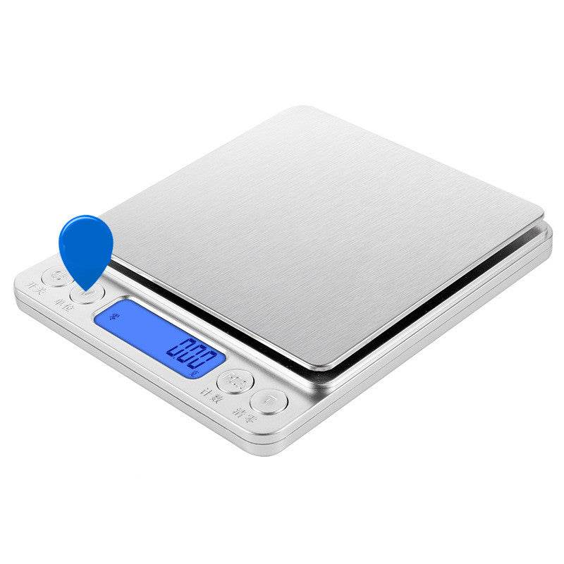 Kitchen Scale Cross-border Baking Electronic Scale High Precision 0.01g Scale Household Stainless Steel Food Scale Coffee Scale Manufacturer - Mubimart